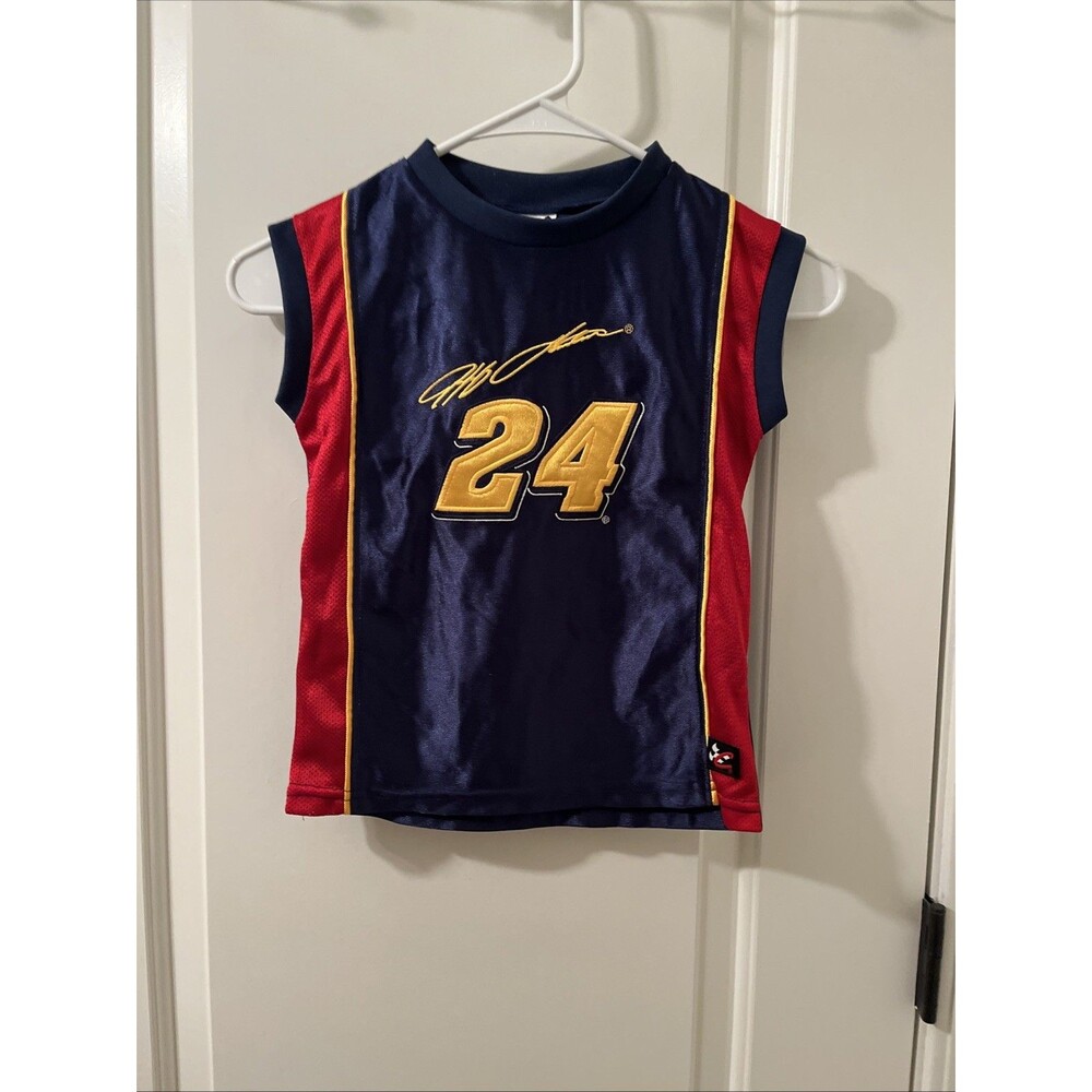 Chase Authentics Boys Athletic Muscle Shirt Jersey #24 Jeff Gordon Racing Size 6